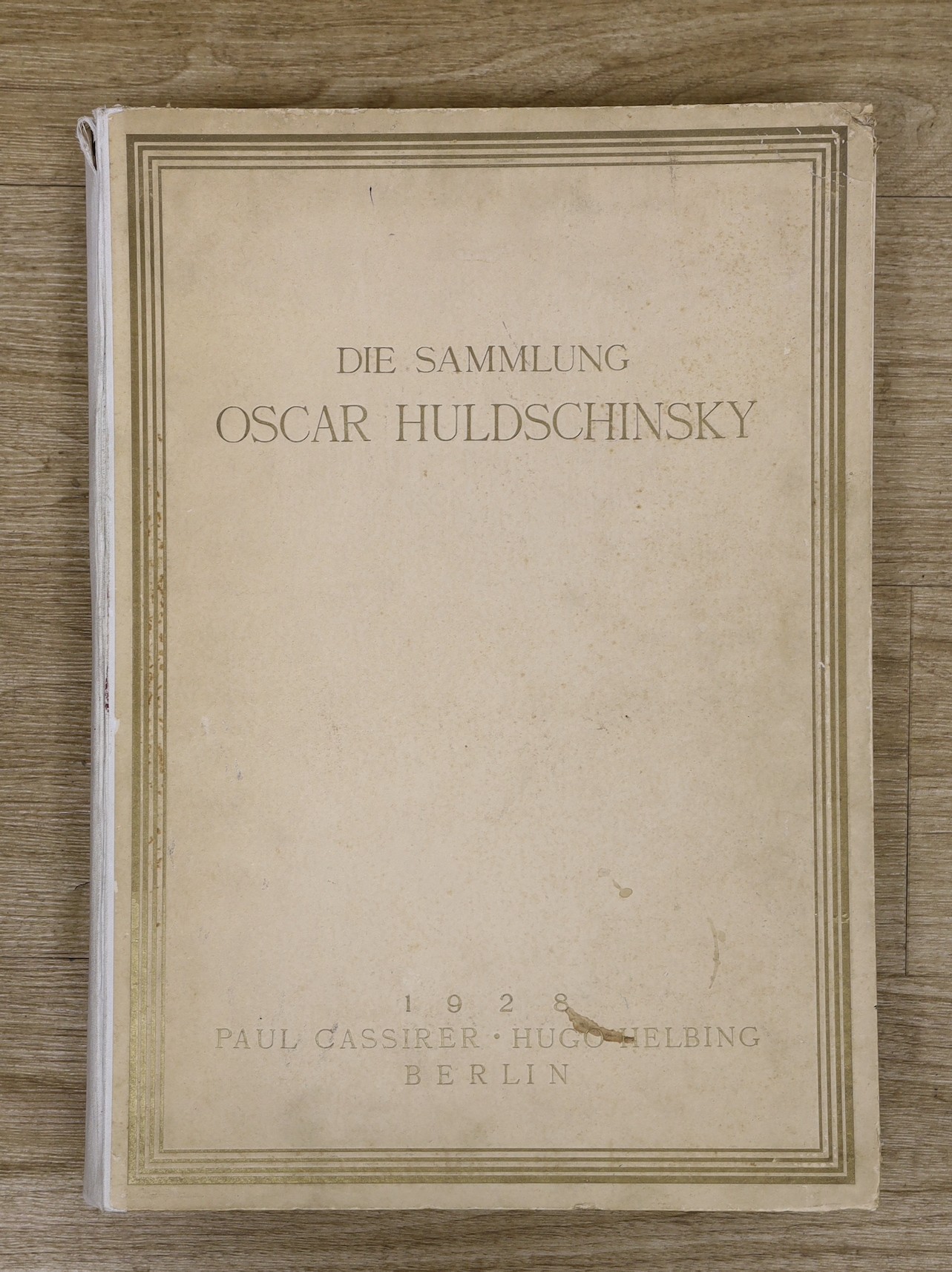 Book: Die Sammlung Oscar Huldschinsky 1928